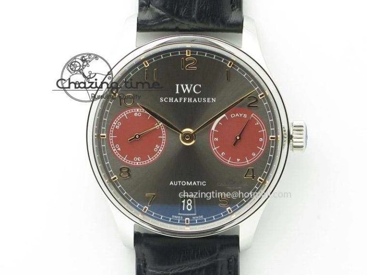 MIROTIME 0422 Compact Portuguese IW545409 RG ZF 1:1 Best Edition White Dial On Brown Leather Strap A 7336